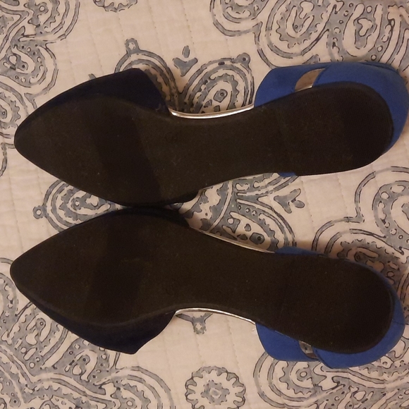 Women's blue flats size 8 - Picture 2 of 6